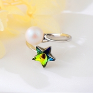 Show details for Shop Zinc Alloy Swarovski Element Fashion Ring with Wow Elements Show details for Shop Zinc Alloy Swarovski Element Fashion Ring with Wow Elements