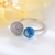 Picture of Top Swarovski Element Small Fashion Ring