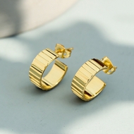 Picture of Copper or Brass Delicate Stud Earrings with Full Guarantee