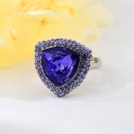 Show details for Platinum Plated Purple Fashion Ring From Reliable Factory Show details for Platinum Plated Purple Fashion Ring From Reliable Factory