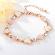 Show details for Designer Rose Gold Plated Opal Fashion Bracelet with No-Risk Return Show details for Designer Rose Gold Plated Opal Fashion Bracelet with No-Risk Return