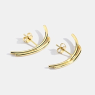 Picture of Popular Small Gold Plated Big Stud Earrings