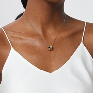 Picture of Staple Small Gold Plated Pendant Necklace