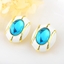 Show details for Staple Enamel Zinc Alloy Stud Earrings
