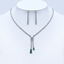 Show details for Trendy Platinum Plated Luxury 2 Piece Jewelry Set with No-Risk Refund