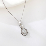 Show details for Great Value White Platinum Plated Pendant Necklace with Member Discount Show details for Great Value White Platinum Plated Pendant Necklace with Member Discount