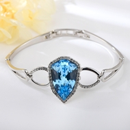 Show details for Trendy Platinum Plated Zinc Alloy Fashion Bangle with No-Risk Refund Show details for Trendy Platinum Plated Zinc Alloy Fashion Bangle with No-Risk Refund