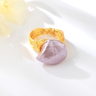 Show details for Designer Zinc Alloy Medium Fashion Ring with No-Risk Return Show details for Designer Zinc Alloy Medium Fashion Ring with No-Risk Return