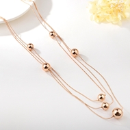 Picture of Novel Style Platinum Plated Zinc-Alloy Long Chain>20 Inches