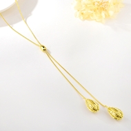 Show details for Copper or Brass Dubai Fashion Sweater Necklace at Great Low Price