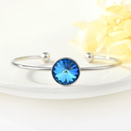 Show details for Filigree Small Swarovski Element Cuff Bangle Show details for Filigree Small Swarovski Element Cuff Bangle