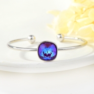 Show details for Zinc Alloy Purple Cuff Bangle From Reliable Factory Show details for Zinc Alloy Purple Cuff Bangle From Reliable Factory