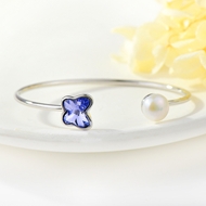 Show details for Good Quality Swarovski Element Zinc Alloy Cuff Bangle Show details for Good Quality Swarovski Element Zinc Alloy Cuff Bangle