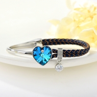 Show details for Affordable Copper or Brass Swarovski Element Fashion Bangle From Reliable Factory Show details for Affordable Copper or Brass Swarovski Element Fashion Bangle From Reliable Factory