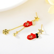 Show details for Great Cubic Zirconia Copper or Brass Dangle Earrings