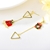 Picture of Filigree Small Red Dangle Earrings