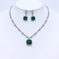 Show details for Platinum Plated Big 2 Piece Jewelry Set from Reliable Manufacturer Show details for Platinum Plated Big 2 Piece Jewelry Set from Reliable Manufacturer