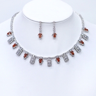 Show details for Inexpensive Platinum Plated Luxury 2 Piece Jewelry Set from Reliable Manufacturer Show details for Inexpensive Platinum Plated Luxury 2 Piece Jewelry Set from Reliable Manufacturer
