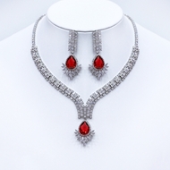 Show details for Funky Big Cubic Zirconia 2 Piece Jewelry Set Show details for Funky Big Cubic Zirconia 2 Piece Jewelry Set