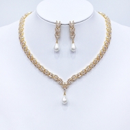 Show details for Copper or Brass White 2 Piece Jewelry Set at Unbeatable Price Show details for Copper or Brass White 2 Piece Jewelry Set at Unbeatable Price