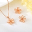 Show details for Buy Rose Gold Plated Opal 2 Piece Jewelry Set with Wow Elements