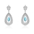 Picture of Great Cubic Zirconia Luxury Dangle Earrings