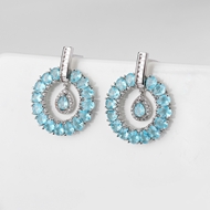 Picture of Popular Cubic Zirconia Luxury Dangle Earrings