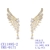 Picture of Bulk Gold Plated Wing Dangle Earrings Exclusive Online