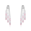 Show details for Popular Cubic Zirconia White Dangle Earrings