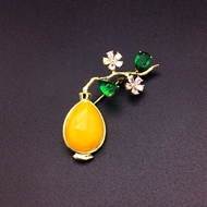 Show details for New Cubic Zirconia Gold Plated Brooche Show details for New Cubic Zirconia Gold Plated Brooche