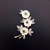 Picture of Shop Gold Plated Green Brooche Factory Direct Supply