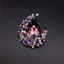 Show details for Low Price Platinum Plated Red Brooche from Editor Picks