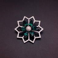 Show details for Trendy Platinum Plated Swarovski Element Brooche from Certified Factory Show details for Trendy Platinum Plated Swarovski Element Brooche from Certified Factory