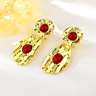 Show details for Purchase Gold Plated Red Dangle Earrings Exclusive Online Show details for Purchase Gold Plated Red Dangle Earrings Exclusive Online