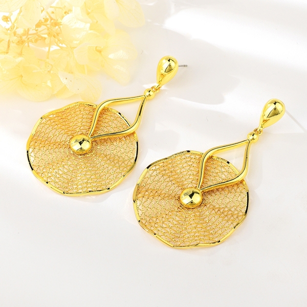 Picture of Zinc Alloy Big Dangle Earrings in Exclusive Design