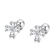 Picture of 999 Sterling Silver Small Stud Earrings Online Shopping