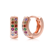 Picture of Delicate Copper or Brass Huggie Earrings with Speedy Delivery