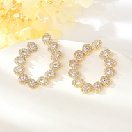 Show details for Purchase Gold Plated Big Dangle Earrings with Fast Delivery Show details for Purchase Gold Plated Big Dangle Earrings with Fast Delivery