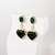 Picture of New Season Green Gold Plated Dangle Earrings with SGS/ISO Certification