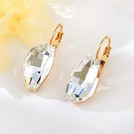 Show details for Hot Selling White Swarovski Element Dangle Earrings from Top Designer Show details for Hot Selling White Swarovski Element Dangle Earrings from Top Designer
