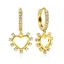 Show details for Hypoallergenic Gold Plated Delicate Dangle Earrings with Easy Return