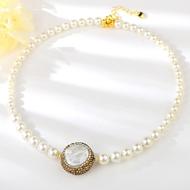 Show details for Affordable Gold Plated Copper or Brass Collar Necklace from Trust-worthy Supplier Show details for Affordable Gold Plated Copper or Brass Collar Necklace from Trust-worthy Supplier
