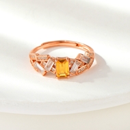 Picture of Wholesale Rose Gold Plated Small Adjustable Ring with No-Risk Return