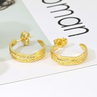 Picture of New Season Gold Plated Big Big Hoop Earrings with SGS/ISO Certification