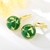 Picture of Buy Gold Plated Artificial Crystal Dangle Earrings with Low Cost