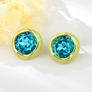 Picture of Zinc Alloy Blue Dangle Earrings in Exclusive Design