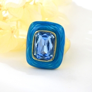 Picture of Featured Green Zinc Alloy Fashion Ring with Full Guarantee