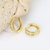 Picture of Recommended White Gold Plated Huggie Earrings from Top Designer