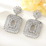 Show details for Delicate Cubic Zirconia Luxury Dangle Earrings Show details for Delicate Cubic Zirconia Luxury Dangle Earrings