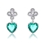 Picture of Sparkling Love & Heart Big Dangle Earrings from Top Designer